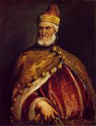 Portrait of Doge Andrea Gritti ar TIZIANO Vecellio